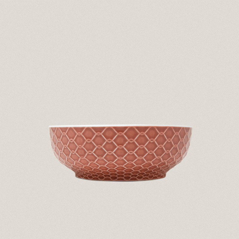 Small Bowl Rede Tile Pink