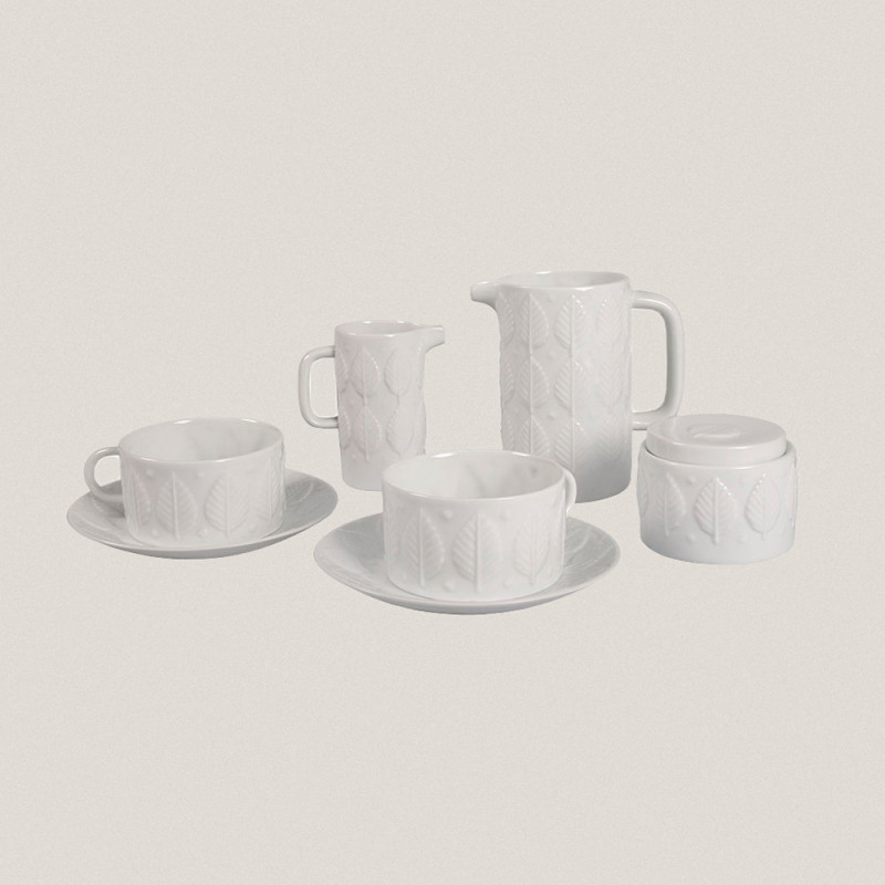 Breakfast Set 2 services F73 White