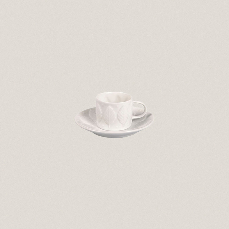 Coffee Cup and Saucer F73 White