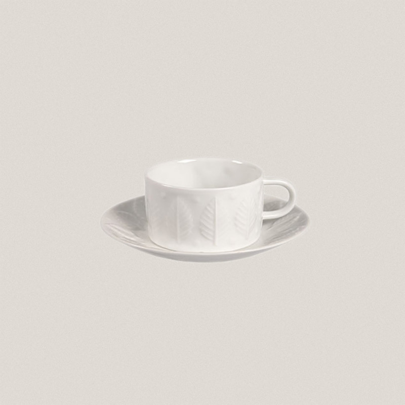 Breakfast cup with saucer F73 White