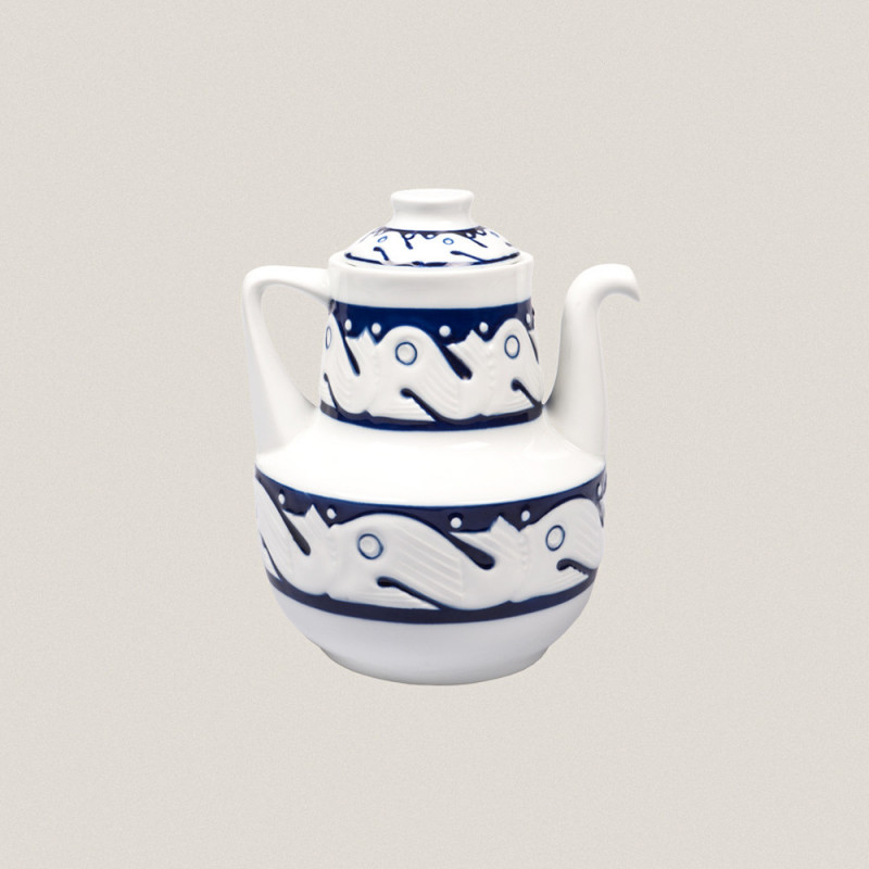 Teapot Peixes Azul