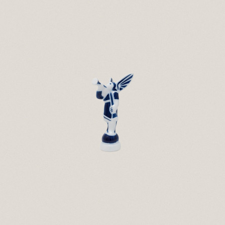Small figure in the shape of an angel.