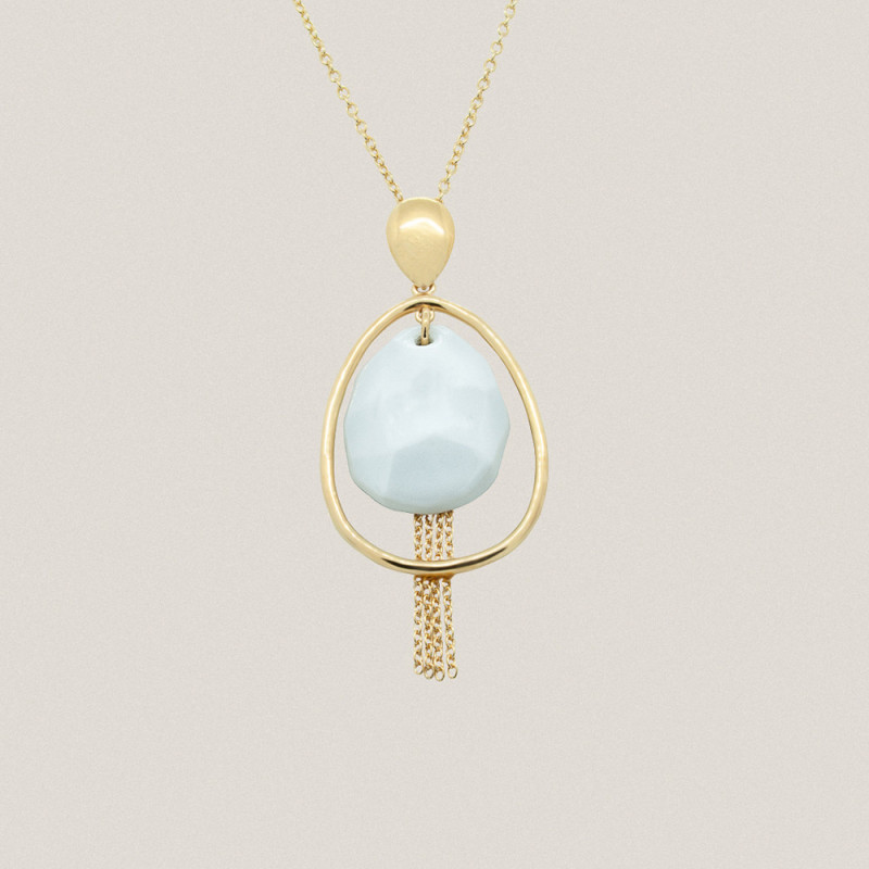 Covas Golden Pendant with chain