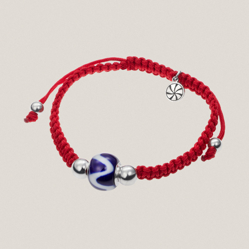 Pulsera Carnota Cordón Rojo