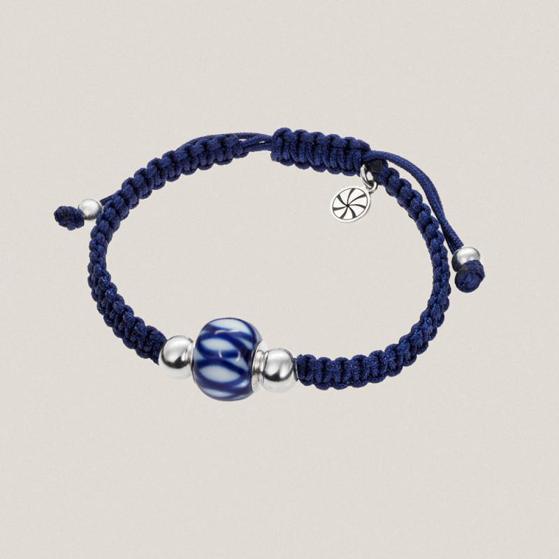 Pantín Blue String Bracelet