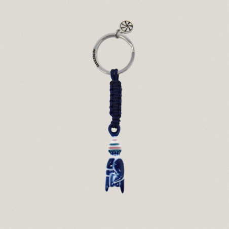 Blue Cornaman Keychain