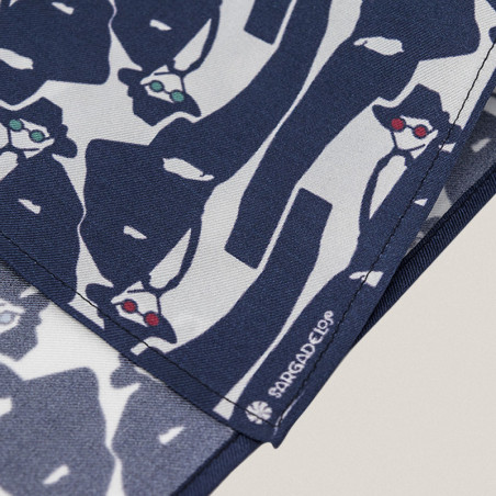 Castelaos Silk Scarf brand detail