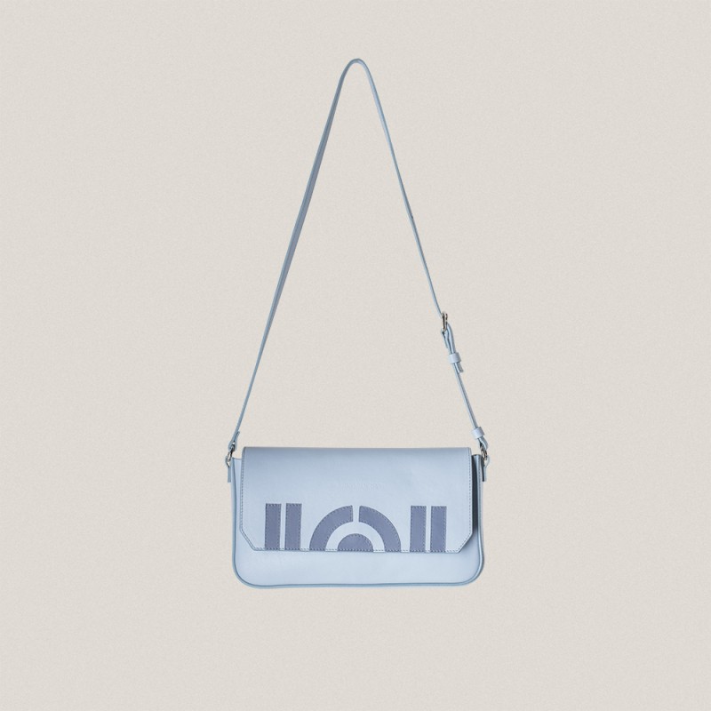 N 8 Light Blue Baguette Bag