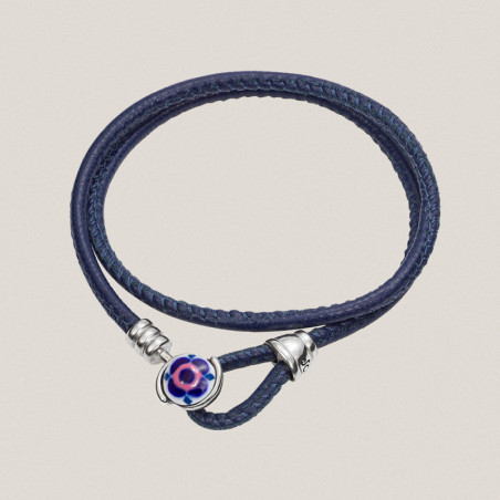 Pulseira Estilo Azul Flor