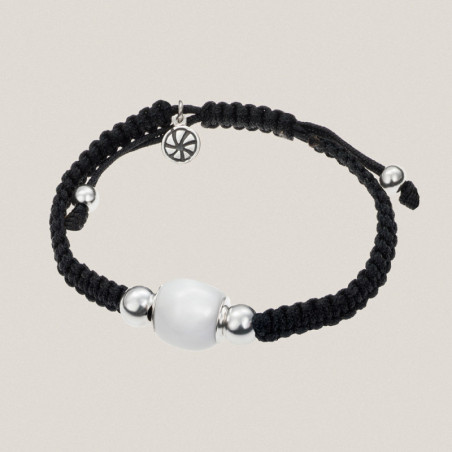 Pulsera Covas Cordón Negro